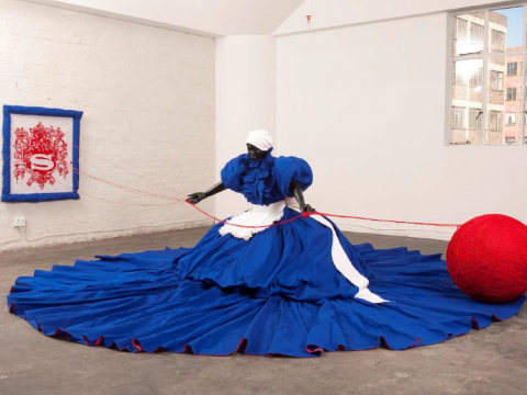 Mary Sibande, Wish you were here, 2010