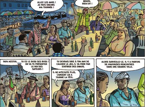 A page of the second volume of the comic book © AAD