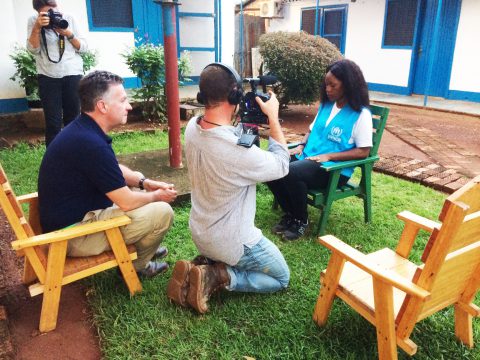 Rencontre avec l'UNHCR à Bangui ©AAD