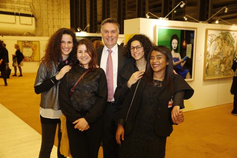 Matthias Leridon accompagné de Naziha Arebi, Jamila Lamrani, Amina Zoubir, Malala Andrialavidrazana